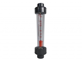 PVC Flowmeter / Durchflussmengenmesser Ø 20mm grau 1000 l/h PVC Flowmeter / Durchflussmengenmesser Ø 20mm grau 1000 l/h